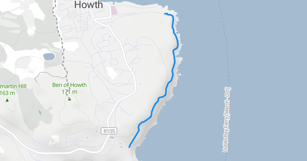 Howth Walk Loop Howth Cliff Walk Hiking Trail - Howth, Dublin