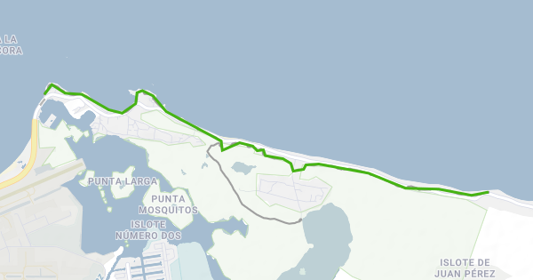 Pinones Map Piñones Bike Path Mountain Biking Trail - | Trailforks