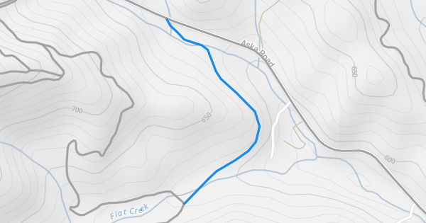 Flat Creek to Aska Road Connector Multi Trail - Blue Ridge