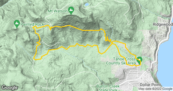 Tahoe XC Big Easy Miles Loop Mountain Biking Route Trailforks