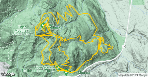 Trailforks tiger store mountain