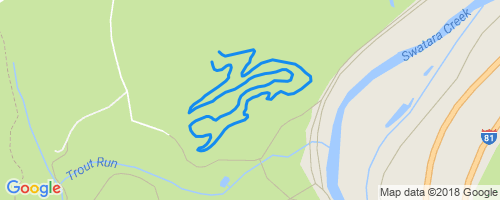 Swatara State Park Map Trail A-1 Mountain Biking Trail - Lickdale, Pennsylvania