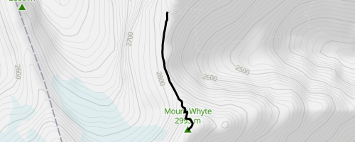 Mount Whyte Route Hiking Trail - Lake Louise, AB