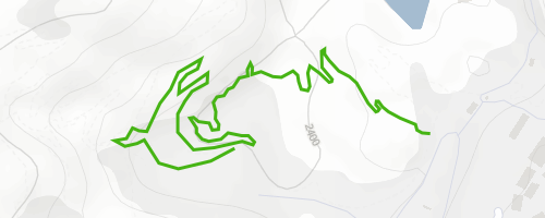 Roundabout Mountain Biking Trail - Alta, Wyoming