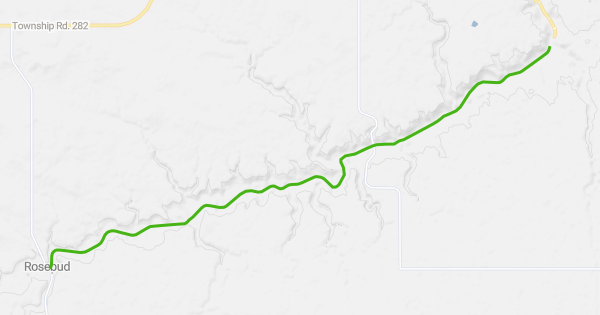 Rosebud to Wayne Mountain Biking Trail - Drumheller, AB