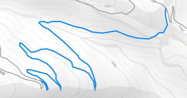 Edt Distance Map Agitator Mountain Biking Trail - Utah | Trailforks