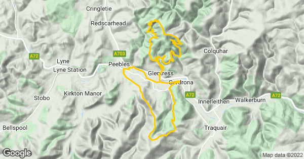 Glentress store bike map