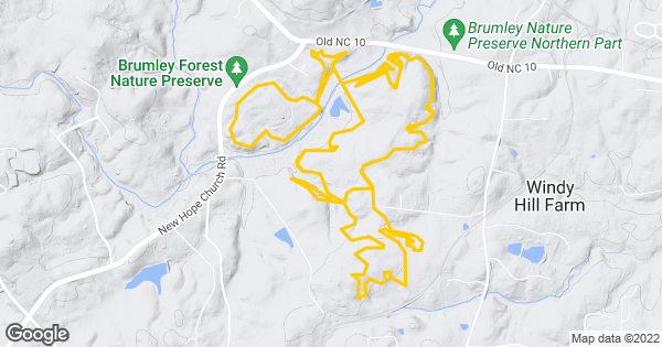 Brumley mountain bike online trails