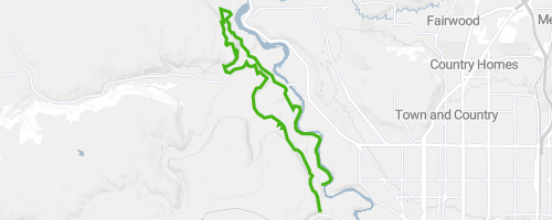 Riverside State Park Trail Map Trail 25 Mountain Biking Trail - Spokane, Washington