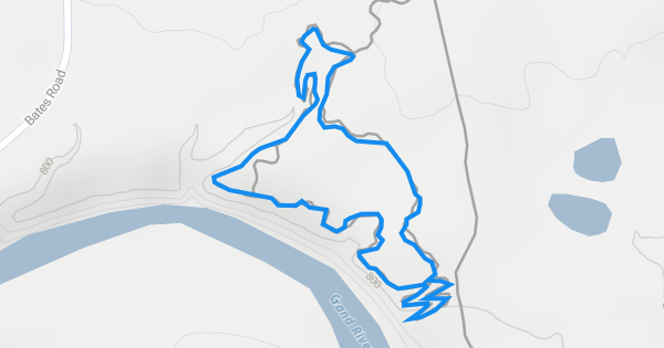 Ohio Ridge Riders Trail Map Hogback Ridge Loop Mountain Biking Trail - Madison, Ohio