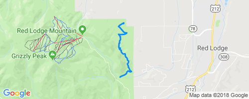 Palisades Mountain Biking Trail - Red Lodge, Montana