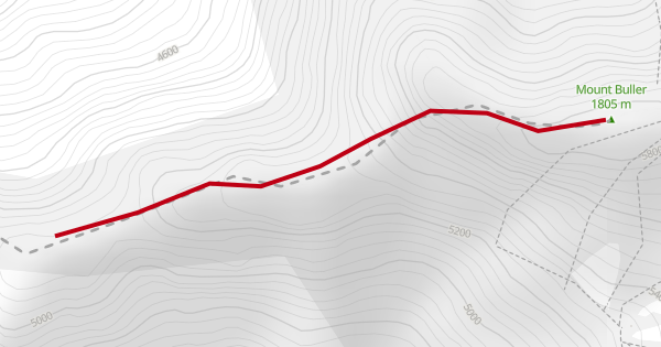 Moonlight Ridge Backcountry Skiing Trail - Mt Buller