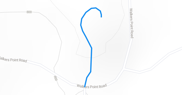 Edt Distance Map Walker's Point Lookout Hiking Trail - Muskoka Lakes Township, ON
