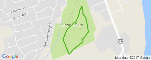 Hanna park trail map
