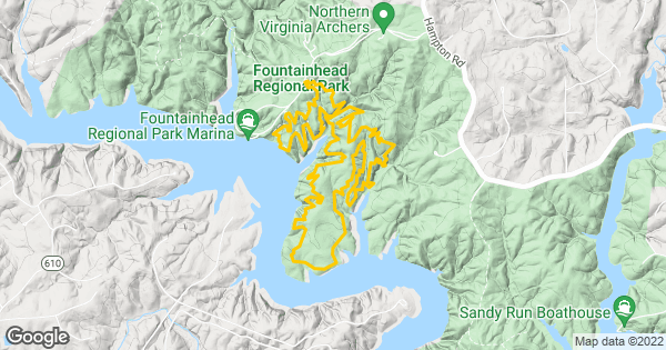 Fountainhead Regional Park Trail Map Fountainhead Blue Loop | Trailforks