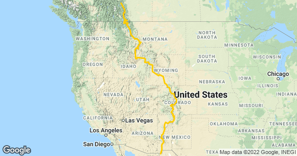 Great divide mountain online bike route google maps